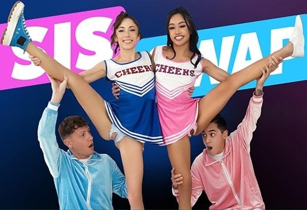 Dani Blu & Jade Kimiko - The Cheerleaders Plan SD/720p