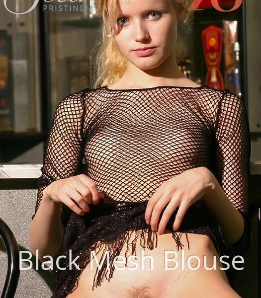 Yana F - Yana - Black Mesh Blouse