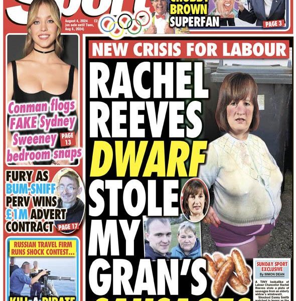 Sunday Sport - 4 August 2024