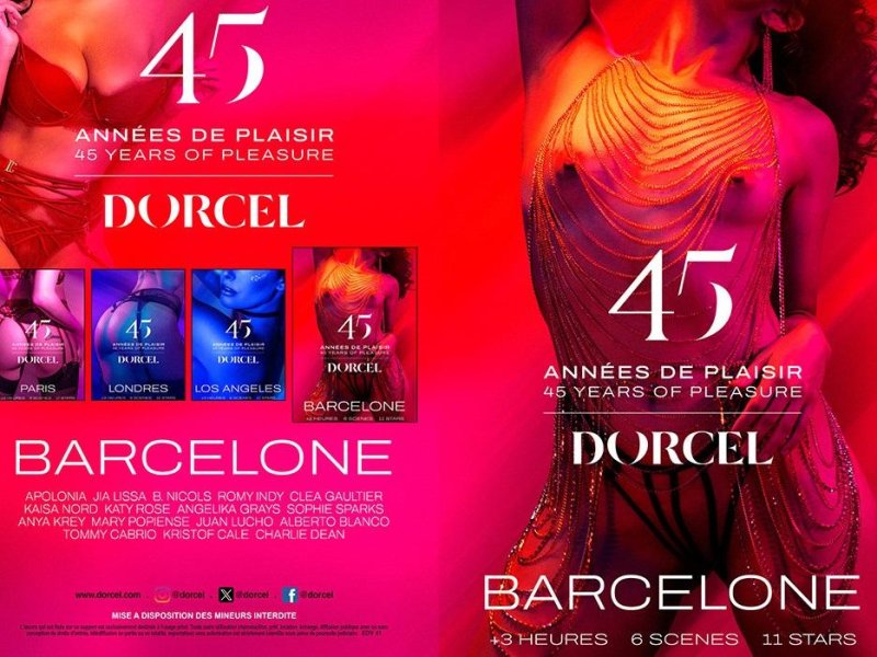 Dorcel - 45 Years of Pleasure - Barcelona / 45 Annees de Plaisir - Barcelone - 1080p/720p