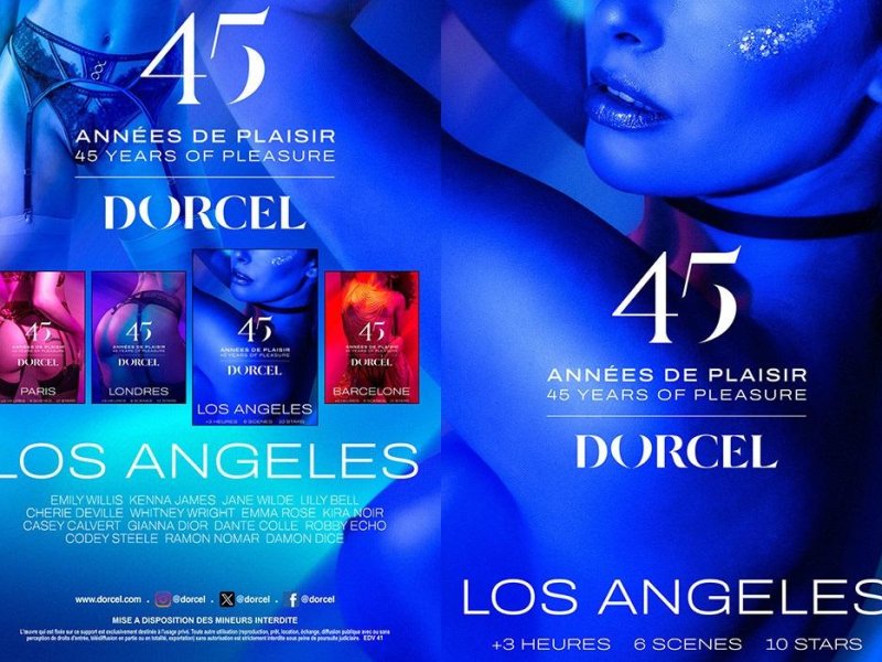 Dorcel - 45 Years of Pleasure - Los Angeles / 45 Annees de Plaisir - Los Angeles - 1080p/720p