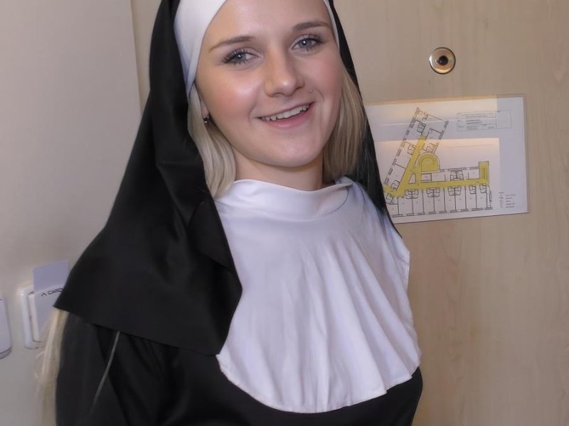 Katy Sky - Nun Creampie HD 720p