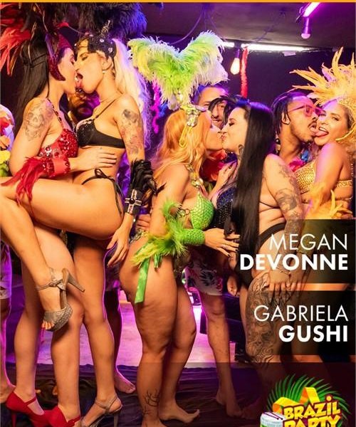 Samba Fuck Party Orgy - Megan Devonne & Gabriela Gushi (2025) - 720p