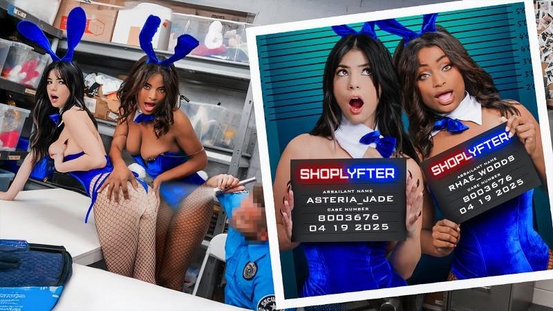 Asteria Jade, Rhae Woods - Case 8003683 - Two Slutty Little Bunnies FullHD 1080p/HD 720p