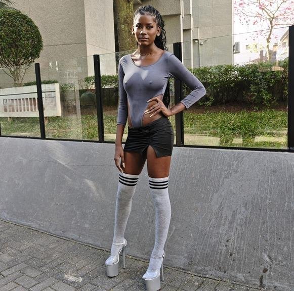 Jenny Pretinha, 20 years Brazilian tall ebony beauty with perfect breasts, gives her ass on the street for 10usd (DAP, Anal, 2on1, big cock, streetworker) OB532 FullHD 1080p/HD 720p
