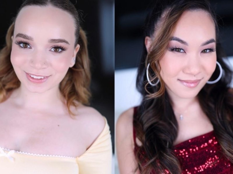 Selina Imai, Kimmy Kimm - Amateur Allure Presents Selina Imai and Kimmy Kimm Draining Balls and Swallowing Cum FullHD 1080p