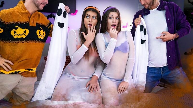 Selina Bentz, Juniper Ren - No Virgins This Halloween FullHD 1080p/HD 720p