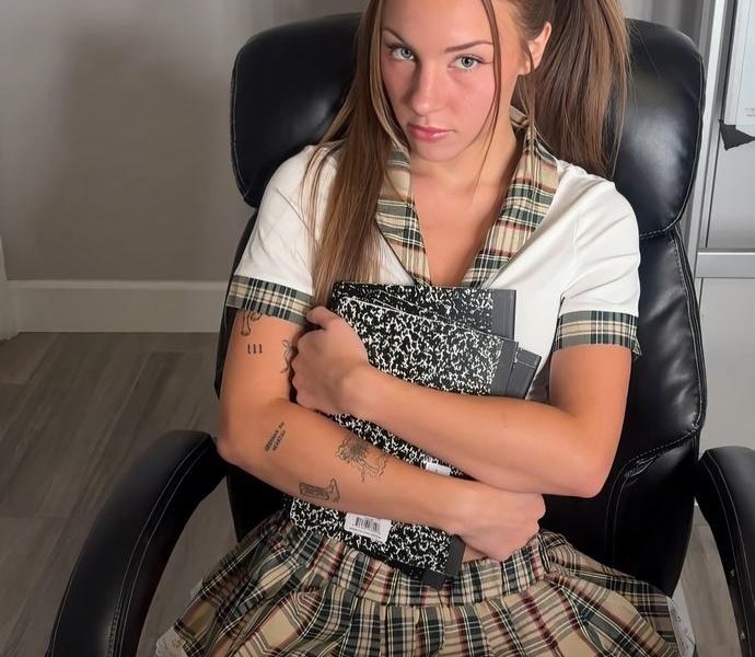 Anya Lacey - Innocent Young Girl In College Uniform Fucked Hard FullHD 1920p
