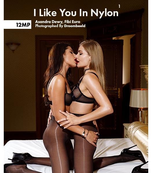 Asandra Dewy & Fibi Euro - I Like You In Nylon 1