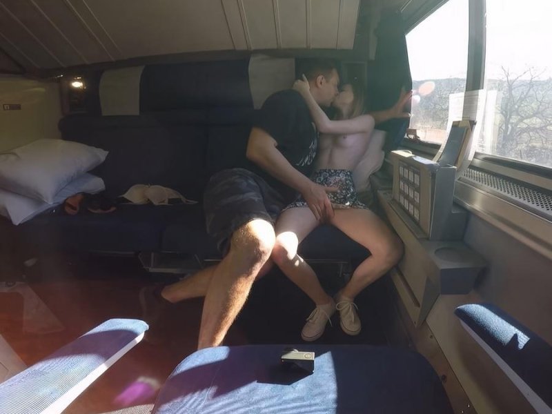 Catarina Petrov - Fucks Jerry's Massive Dick on a Train in Public! FullHD 1080p