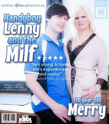 Merry, Lenny Yankee - 36 year old MILF Merry thanks her handyboy Lenny in a very naughty and hardcore way FullHD 1080p