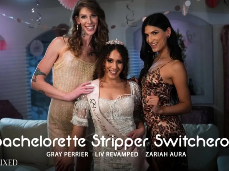 Liv Revamped, Zariah Aura, Gray Perrier - Bachelorette Stripper Switcheroo FullHD 1080p