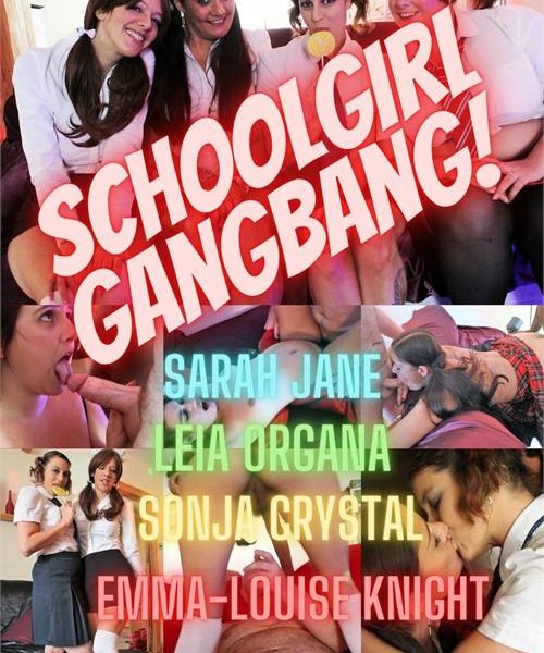 Schoolgirl Gangbang
