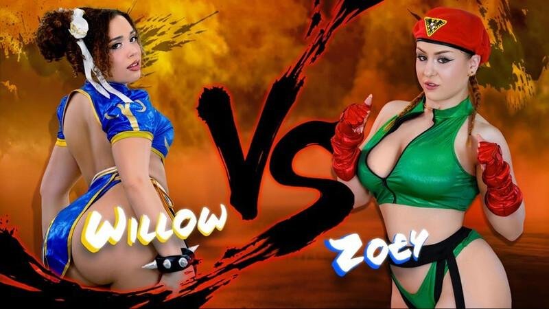 Willow Ryder, Zoey Uso - Willow Ryder vs Zoey Uso! Fight! Street Fighter Parody FullHD 1080p/HD 720p