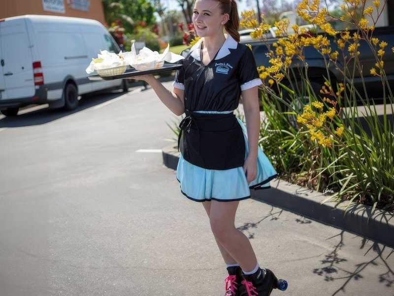 Danni Rivers - Fast Food Girls FullHD 1080p