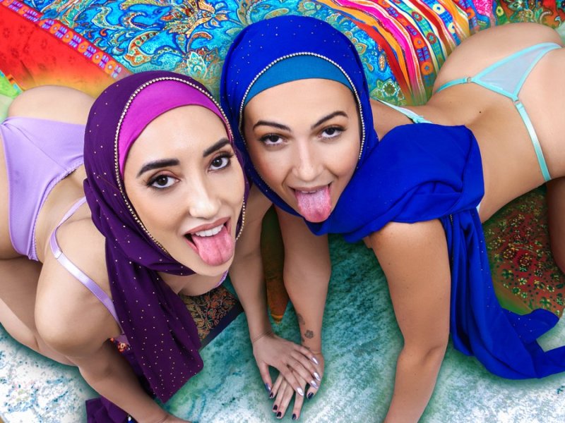 Hijab Hookup - Chloe Amour & Mira Luv [1080p/4K]