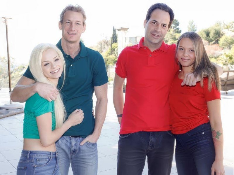 Elsa Jean, Liza Rowe - Daughter Swap 2