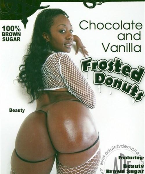 Chocolate And Vanilla Frosted Donuts