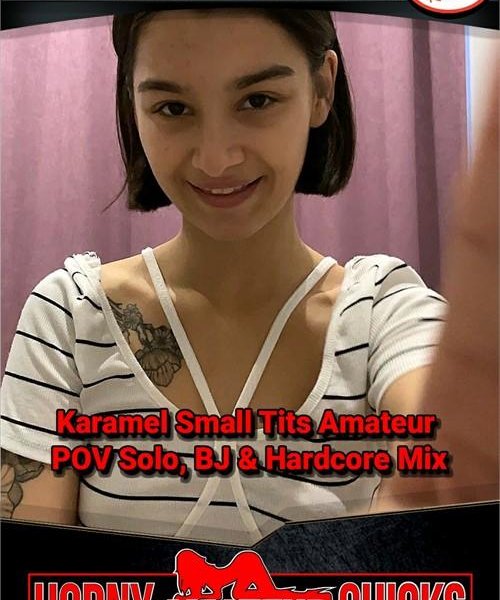 Karamel Small Tits Amateur POV Solo, BJ & Hardcore Mix 720p