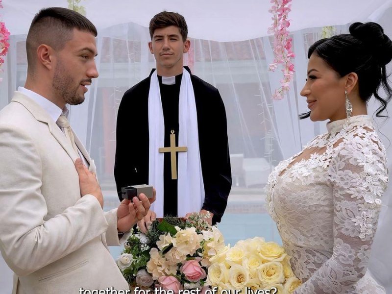Mariana Martix - The Martix Wedding Chapter Iv Mariana Fucks The Priest In a Bathroom After Getting Married FullHD 1080p