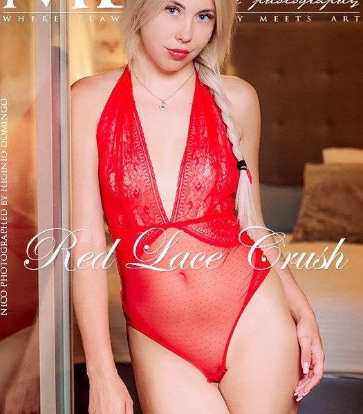 Nico in Red Lace Crush