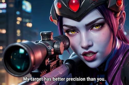 Widowmaker’s Rooftop Emergency [AiPorn]